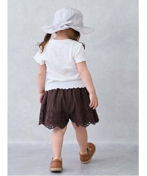 petit main / プティマイン ショート・ハーフ・半端丈パンツ | 【リンク】レースキュロット(キッズ) | 詳細2