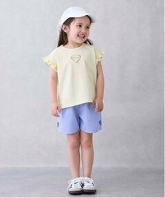 petit main / プティマイン ショート・ハーフ・半端丈パンツ | ハートくり抜きショートパンツ