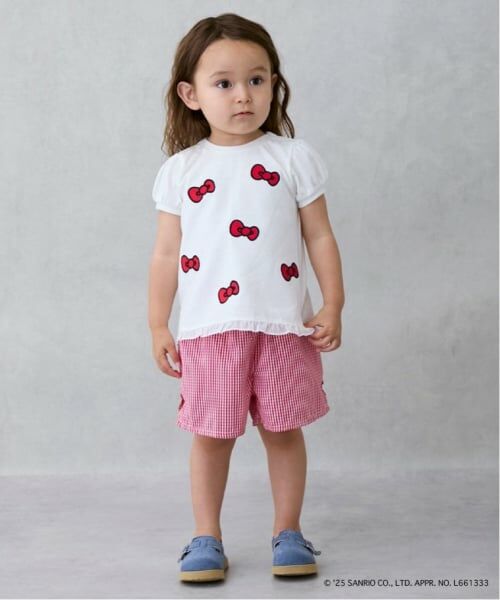 petit main / プティマイン ショート・ハーフ・半端丈パンツ | ハートくり抜きショートパンツ | 詳細1