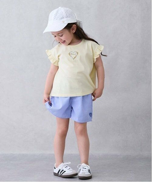 petit main / プティマイン ショート・ハーフ・半端丈パンツ | ハートくり抜きショートパンツ | 詳細3