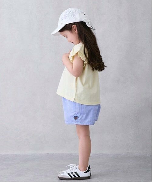 petit main / プティマイン ショート・ハーフ・半端丈パンツ | ハートくり抜きショートパンツ | 詳細4