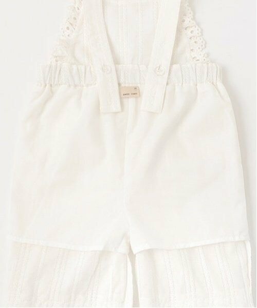 petit main / プティマイン ミニ丈・ひざ丈ワンピース | レースサロペット | 詳細11