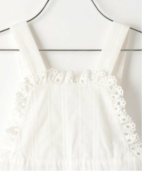 petit main / プティマイン ミニ丈・ひざ丈ワンピース | レースサロペット | 詳細7