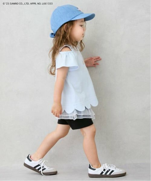 petit main / プティマイン ショート・ハーフ・半端丈パンツ | 一分丈フリルショートパンツ | 詳細1