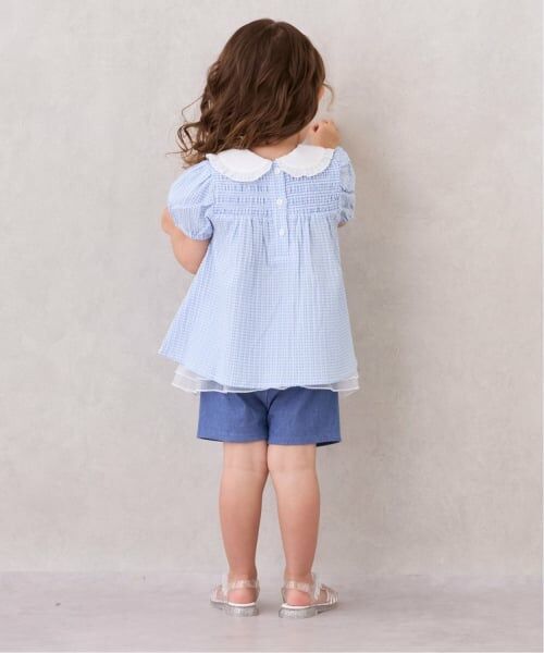 petit main / プティマイン ショート・ハーフ・半端丈パンツ | 一分丈フリルショートパンツ | 詳細3