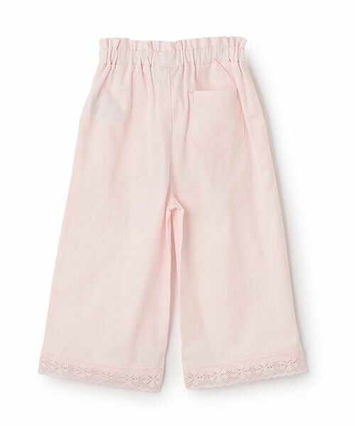 petit main / プティマイン その他パンツ | 【リンク】サイドレースワイドパンツ(キッズ) | 詳細9
