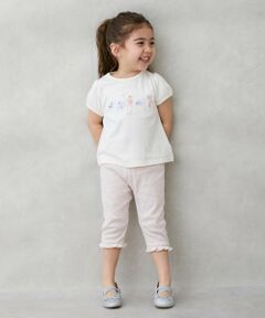 petit main / プティマイン その他パンツ | 【接触冷感】7分フリルレギンス