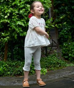 petit main / プティマイン その他パンツ | 【接触冷感】7分フリルレギンス