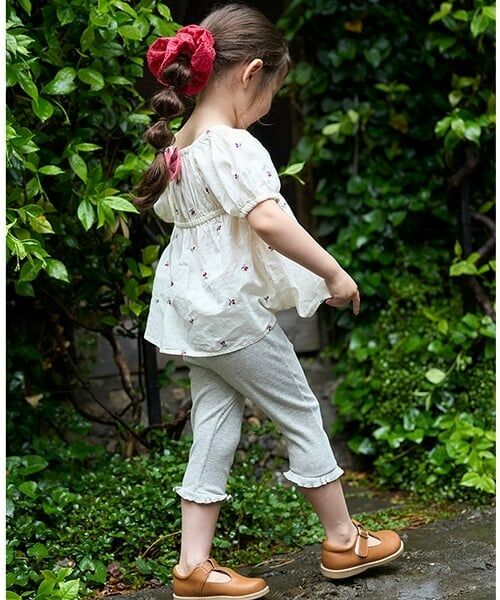 petit main / プティマイン その他パンツ | 【接触冷感】7分フリルレギンス | 詳細1