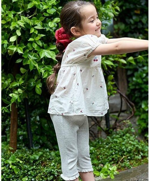 petit main / プティマイン その他パンツ | 【接触冷感】7分フリルレギンス | 詳細2