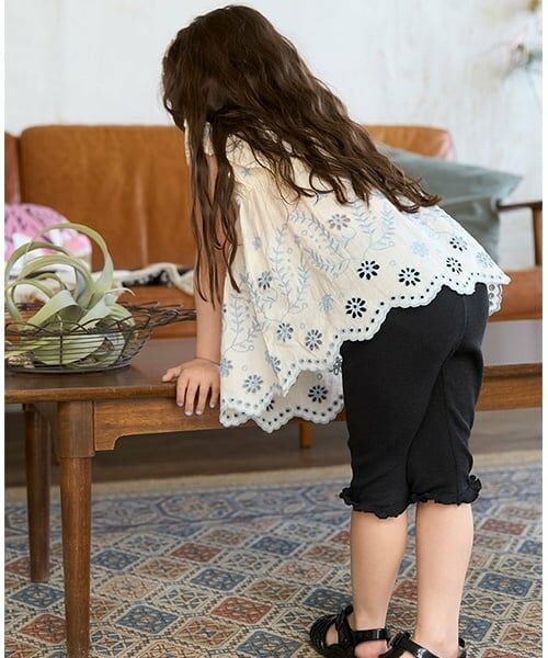 petit main / プティマイン その他パンツ | 【接触冷感】7分フリルレギンス | 詳細3