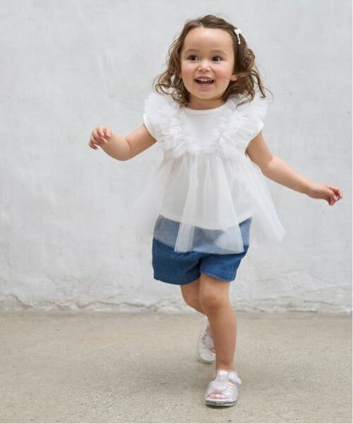 petit main / プティマイン ショート・ハーフ・半端丈パンツ | 【防汚/リンク】【WEB限定特別価格】ベーシックショーパン(キッズ) | 詳細3