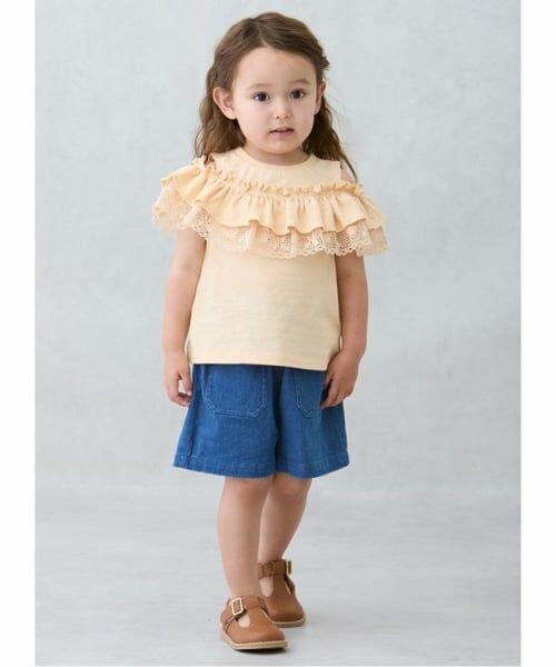 petit main / プティマイン ショート・ハーフ・半端丈パンツ | 【防汚/リンク】【WEB限定特別価格】ベーシックショーパン(キッズ) | 詳細4