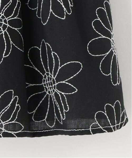 petit main / プティマイン ミニ・ひざ丈スカート | 【リンク】花刺しゅうスカート(キッズ) | 詳細7