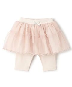 petit main / プティマイン ミニ・ひざ丈スカート | 【接触冷感】5分丈レギつきチュールSK