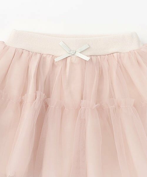 petit main / プティマイン ミニ・ひざ丈スカート | 【接触冷感】5分丈レギつきチュールSK | 詳細5