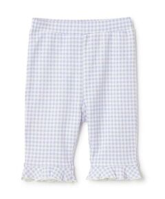 petit main / プティマイン その他パンツ | 【冷感/防汚】7分丈チェックフリルパンツ