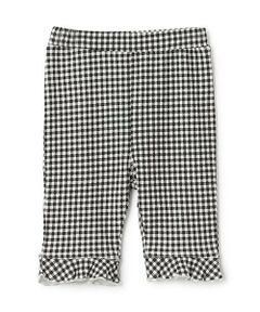 petit main / プティマイン その他パンツ | 【冷感/防汚】7分丈チェックフリルパンツ