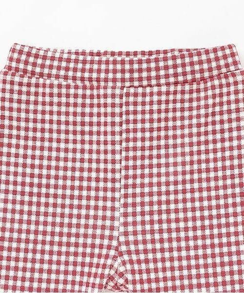 petit main / プティマイン その他パンツ | 【冷感/防汚】7分丈チェックフリルパンツ | 詳細2