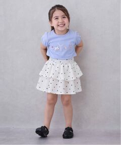 petit main / プティマイン ミニ・ひざ丈スカート | 【GOODPRICE】柄フリルスカート