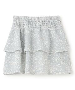 petit main / プティマイン ミニ・ひざ丈スカート | 【GOODPRICE】柄フリルスカート