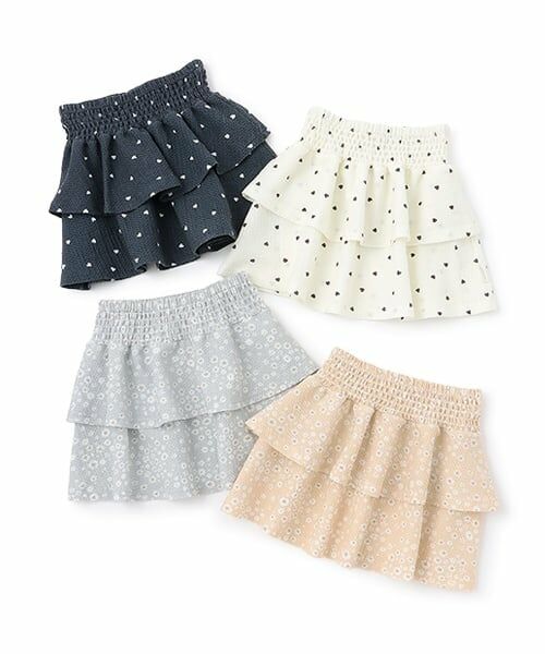 petit main / プティマイン ミニ・ひざ丈スカート | 【GOODPRICE】柄フリルスカート | 詳細10