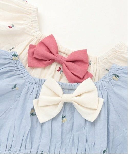 petit main / プティマイン シャツ・ブラウス | チェリー刺しゅうパフブラウス | 詳細12