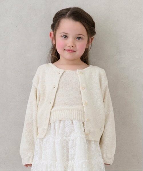 petit main / プティマイン その他トップス | 【リンク】ニットアンサンブル(キッズ)（生成）