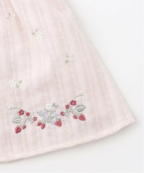 petit main / プティマイン Tシャツ | 【リンク】いちご刺しゅうパフチュニック(キッズ) | 詳細12