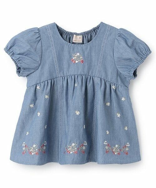 petit main / プティマイン Tシャツ | 【リンク】いちご刺しゅうパフチュニック(キッズ) | 詳細7