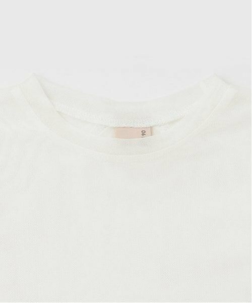 petit main / プティマイン Tシャツ | シアーレイヤード長袖T | 詳細6