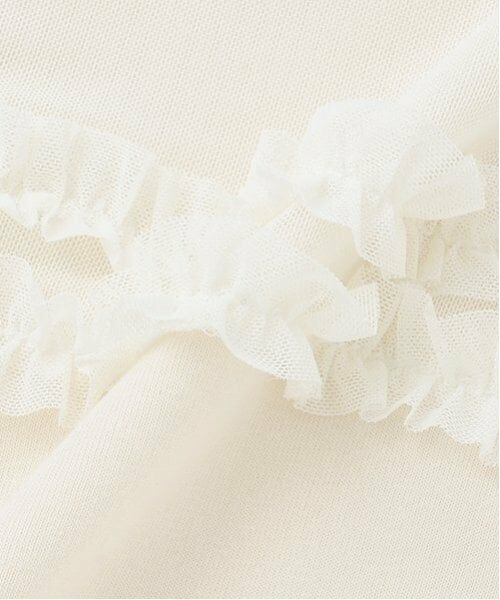 petit main / プティマイン Tシャツ | シアーレイヤード長袖T | 詳細9