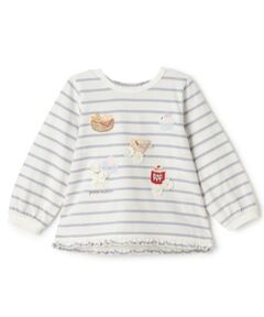 petit main / プティマイン Tシャツ | puputeteアップリケTシャツ