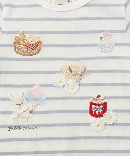 petit main / プティマイン Tシャツ | puputeteアップリケTシャツ | 詳細8
