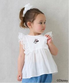 petit main / プティマイン Tシャツ | 【Disney】ミニー/フリルチュニック