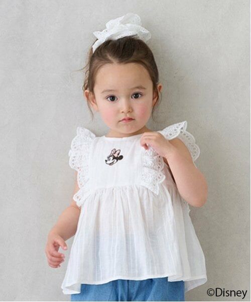 petit main / プティマイン Tシャツ | 【Disney】ミニー/フリルチュニック | 詳細1