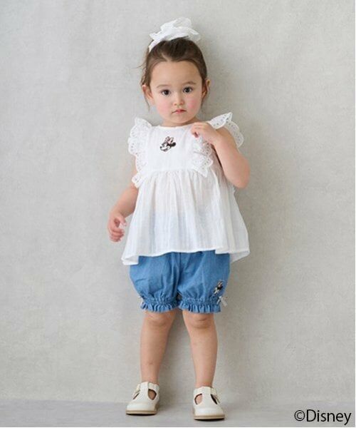 petit main / プティマイン Tシャツ | 【Disney】ミニー/フリルチュニック | 詳細4