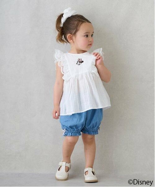 petit main / プティマイン Tシャツ | 【Disney】ミニー/フリルチュニック | 詳細6