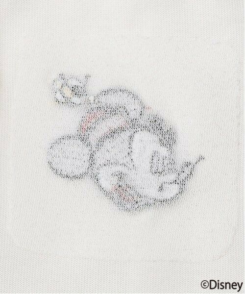 petit main / プティマイン Tシャツ | 【Disney】総柄ドッキングパフT | 詳細12