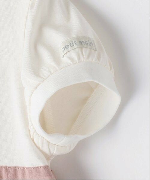 petit main / プティマイン Tシャツ | 【Disney】総柄ドッキングパフT | 詳細14