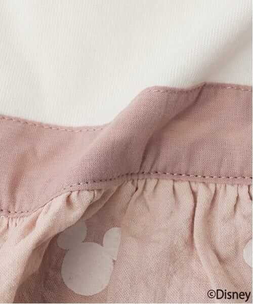 petit main / プティマイン Tシャツ | 【Disney】総柄ドッキングパフT | 詳細16