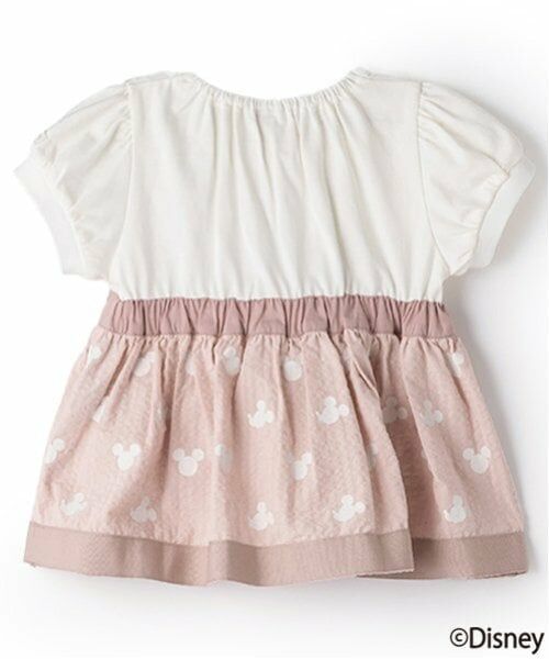 petit main / プティマイン Tシャツ | 【Disney】総柄ドッキングパフT | 詳細9