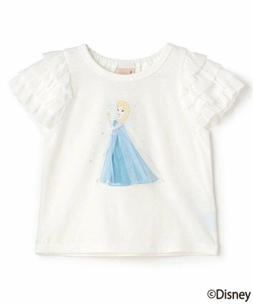 petit main / プティマイン Tシャツ | 【Disney】袖チュールグラフィックT | 詳細13
