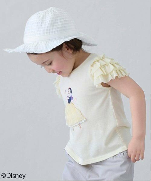petit main / プティマイン Tシャツ | 【Disney】袖チュールグラフィックT | 詳細4