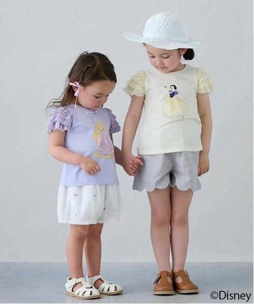 petit main / プティマイン Tシャツ | 【Disney】袖チュールグラフィックT | 詳細5