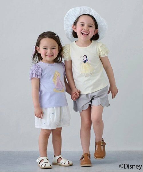 petit main / プティマイン Tシャツ | 【Disney】袖チュールグラフィックT | 詳細6