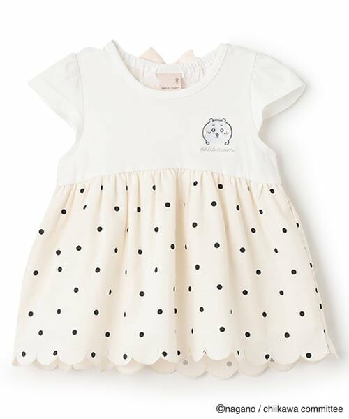 petit main / プティマイン Tシャツ | 【ちいかわ】ドッキングカットチュニック | 詳細5