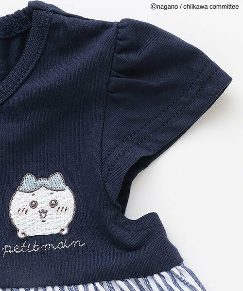 petit main / プティマイン Tシャツ | 【ちいかわ】ドッキングカットチュニック | 詳細9
