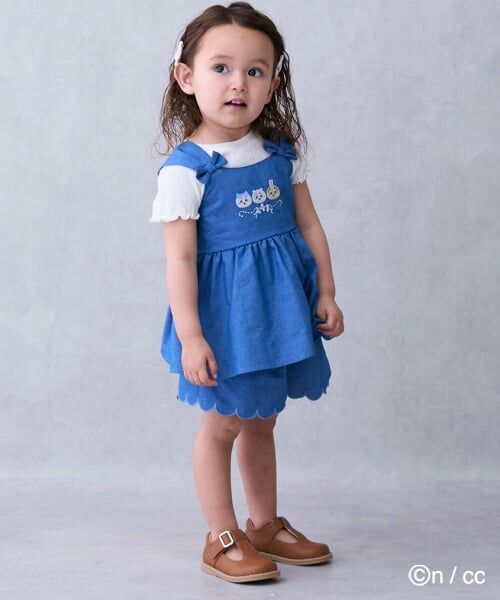 petit main / プティマイン シャツ・ブラウス | 【ちいかわ】刺しゅうペプラムブラウス | 詳細1