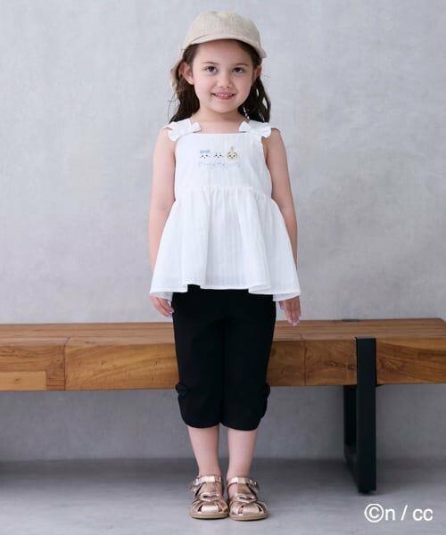 petit main / プティマイン シャツ・ブラウス | 【ちいかわ】刺しゅうペプラムブラウス | 詳細4